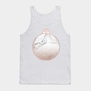 Rose gold Christmas bauble II Tank Top